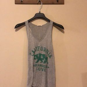 Gray California Tank Top